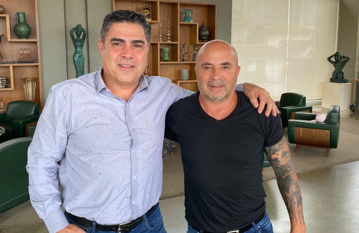 El argentino Jorge Sampaoli es el nuevo técnico del Atlético Mineiro brasileño. (Foto: Twitter)