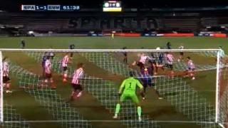 Miguel Araujo marcó gol en el Emmen-Sparta Rotterdam por Eredivisie