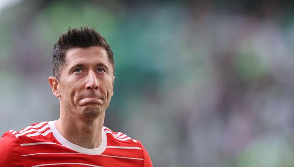 Lewandowski acaba contrato con el Bayern Munich en junio de 2023. | Foto: AFP