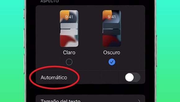 Aquí te mostramos un truco para activar el modo oscuro automático en el iPhone. (Foto: composición MAG/Apple)