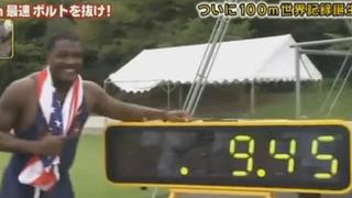 Justin Gatlin batió récord mundial de Usain Bolt pero con trampa (VIDEO)
