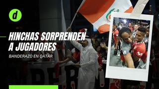 ¡Gestazo! El saludo de la Selección Peruana a los hinchas durante el ‘banderazo’ en Doha