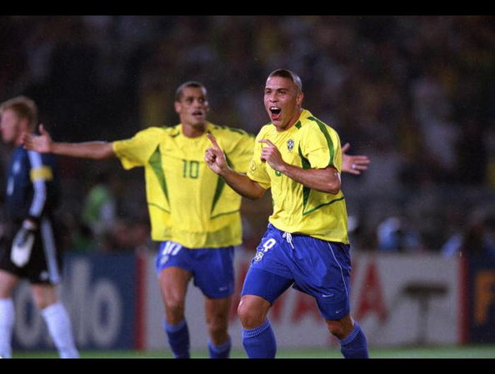 Ronaldo y Rivaldo en Brasil (Getty Images).