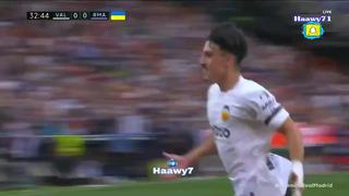 ¡Lo gana el ‘Murciélago’! Gol de Diego López para el 0-1 en Real Madrid vs. Valencia [VIDEO]