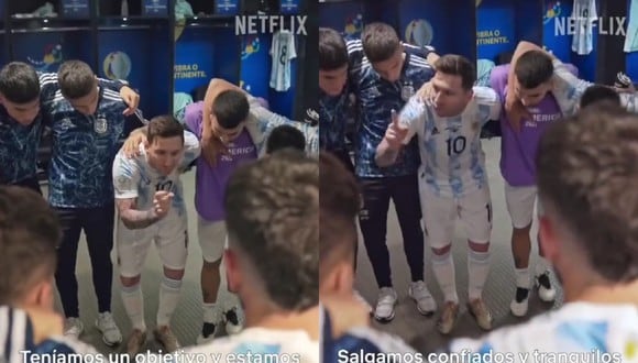 Lionel Messi como nunca antes lo viste en la serie documental de Netflix sobre la Selección Argentina. (Foto: captura Netflix)