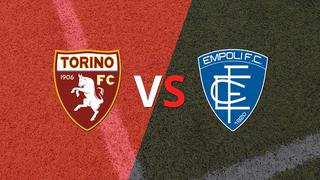 Termina el primer tiempo con una victoria para Torino vs Empoli por 2-1