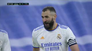 Doblete del ‘Gato’: Karim Benzema puso el 4-1 del Real Madrid vs. Valencia por LaLiga [VIDEO]