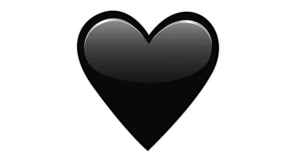 WHATSAPP | Si tu pareja te mandó el corazón negro en WhatsApp, conoce qué es lo que está tratando de decir. (Foto: Emojipedia)