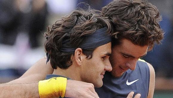 Juan Martín del Potro dedicó mensaje a Roger Federer tras conocer que se retira. (Foto: EFE)