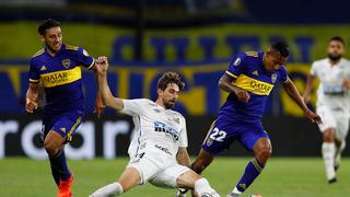Boca empata sin goles contra Santos en la Bombonera por Copa Libertadores
