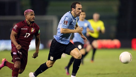 Uruguay empató con Venezuela de visitante en la fecha 8 de las Eliminatorias Qatar 2022. (Foto: AFP)
