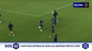 Trabajan en un nuevo golpe: la selección de Costa Rica reconoció el Monumental y quedó lista para duelo con Perú [VIDEO]
