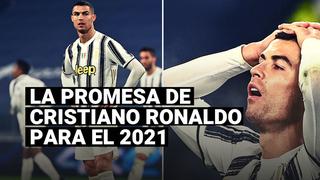 La desazón de Cristiano Ronaldo por la derrota de Juventus y la promesa para el 2021 