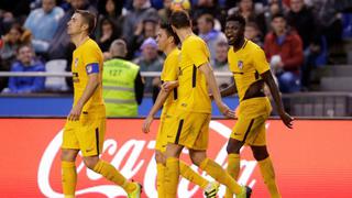 A segundos del final: Atlético sufrió para vencer 1-0 al Deportivo por la fecha 11 de Liga Santander