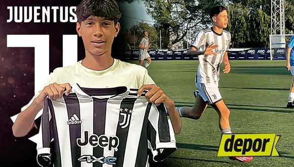 Franco Matteo Giambavicchio es un juvenil de 14 años que juega en la Juventus. (Diseño: Depor)