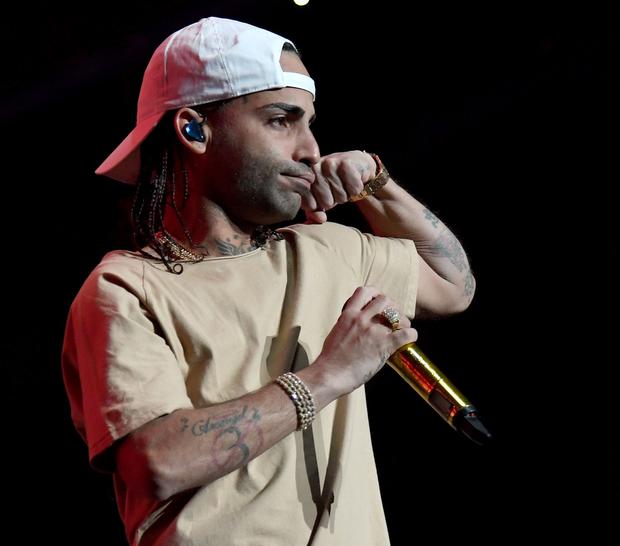 Arcángel en concierto. (Foto: AFP)