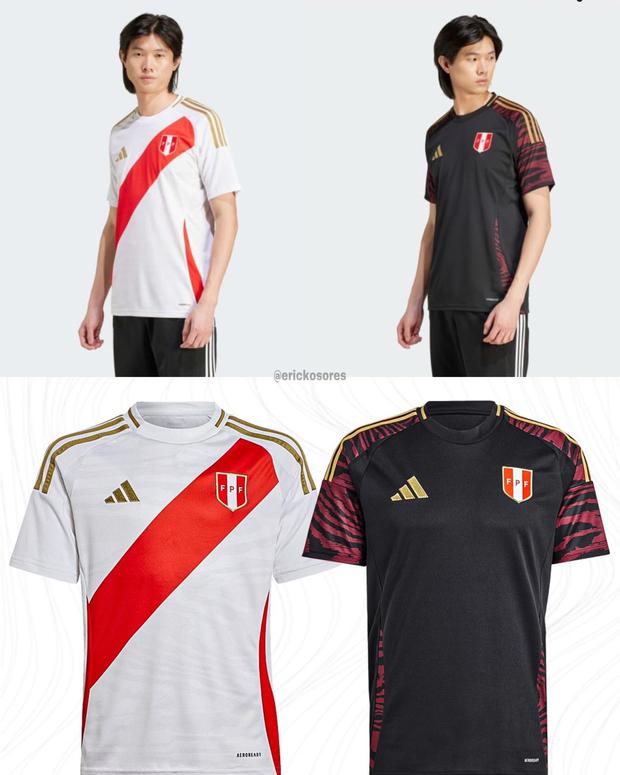 Así luciría la nueva camiseta de la Selección Peruana, con miras a la Copa América 2024. (Foto: @ErickOsores)