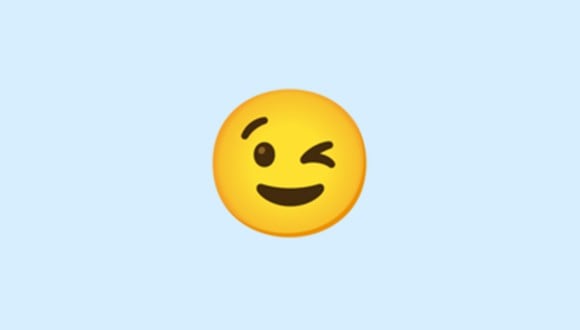 Si alguna vez te mandaron el emoji guiñando un ojo, entonces esto debes saber. (Foto: Emojipedia)