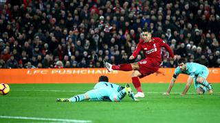 ¡Está loco! El doblete de Roberto Firmino en el Liverpool vs. Arsenal [VIDEO]