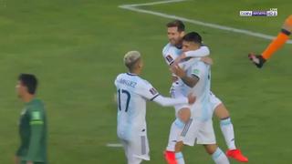 Con la espera del VAR: Ángel Correa anotó 2-1 y Argentina vence a Bolivia en La Paz por Eliminatorias [VIDEO]