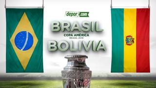 Brasil vs. Bolivia por el Grupo A de la Copa América 2019: fecha, hora y canales de TV en América Latina