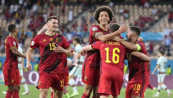 Bélgica venció a Portugal 1-0 por los octavos de final de la Eurocopa (Foto: EFE)