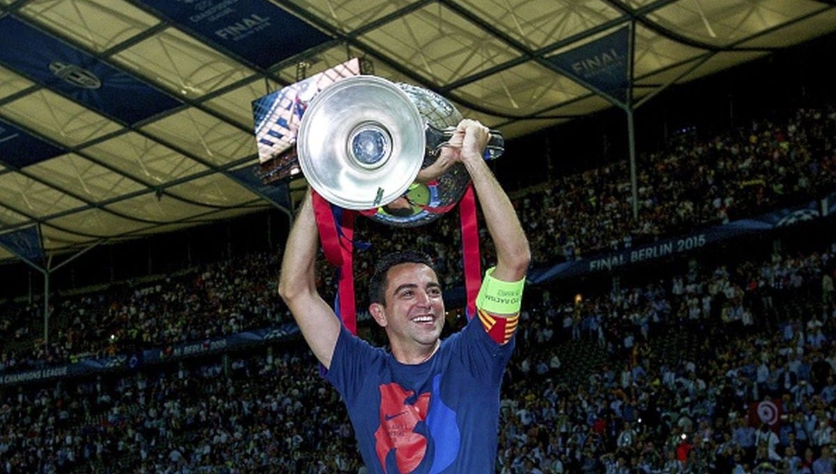 Xavi Hernández jugó en el FC Barcelona hasta 2015. (Getty)