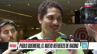 Antes de firmar: Paolo Guerrero superó los exámenes médicos con Racing Club