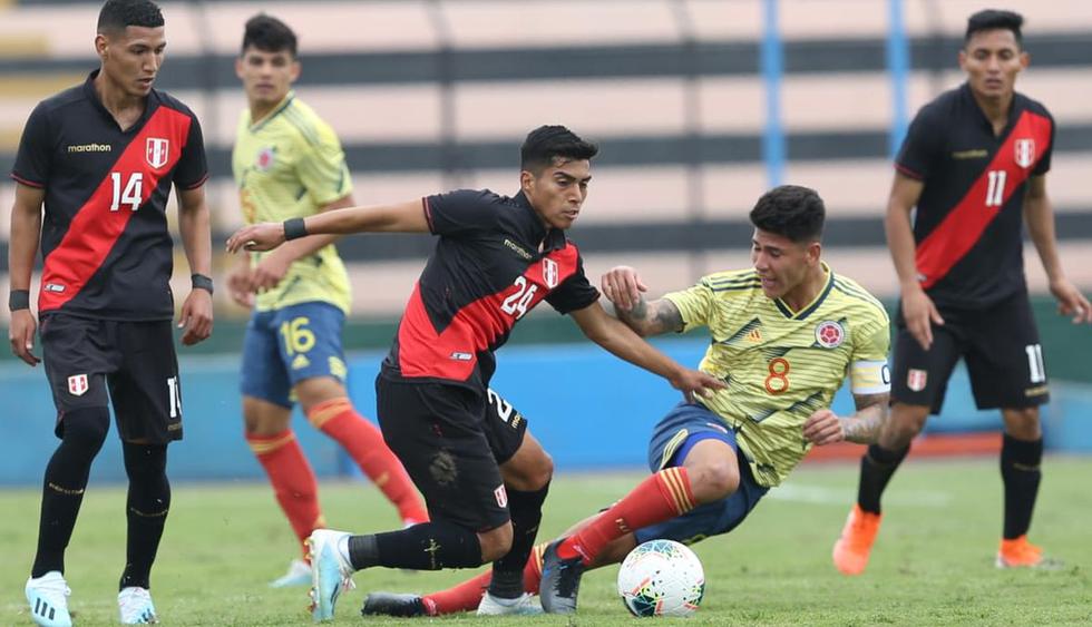 Perú vs. Colombia en amistoso internacional Sub 23. (Foto: Violeta Ayasta / GEC)