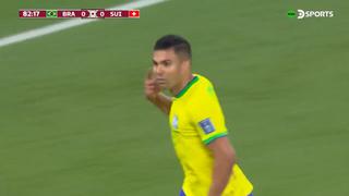 Si no está Neymar: golazo de Casemiro para el 1-0 de Brasil vs. Suiza [VIDEO]