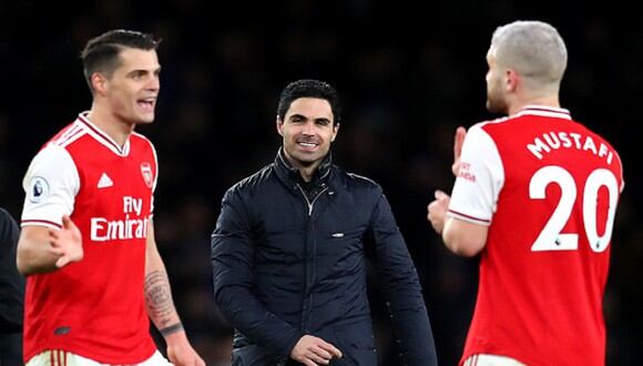 Mikel Arteta asumió la dirección técnica del Arsenal esta temporada. (Getty Images)