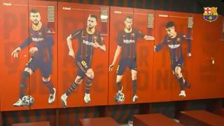 El Barcelona está de estreno: las taquillas de lujo en el vestuario para recibir al Real Madrid [VIDEO]