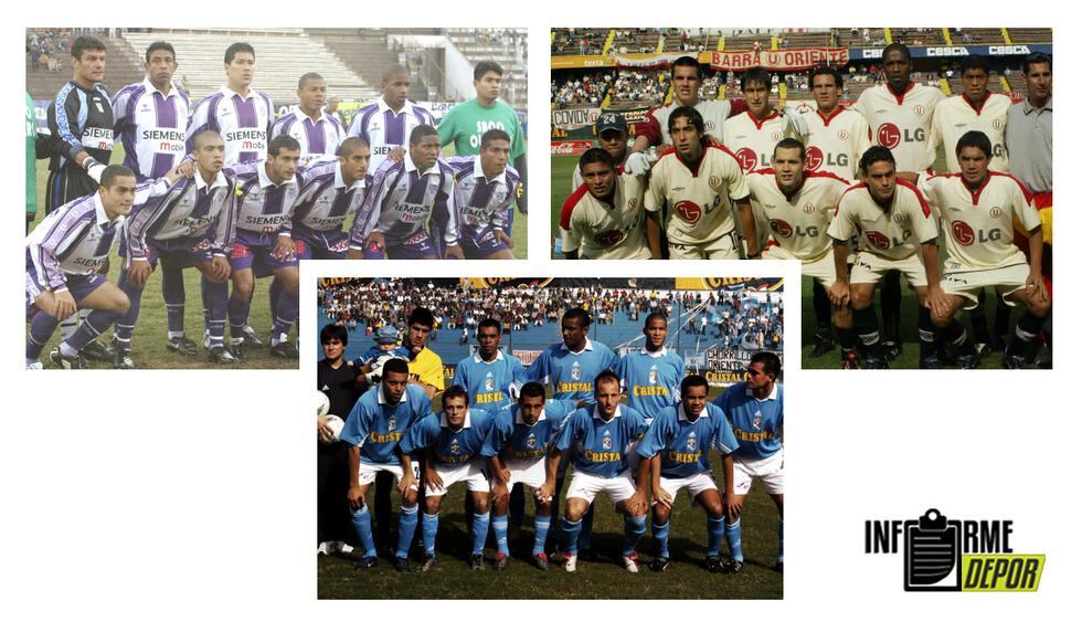 Alianza Lima fue campeón del Descentralizado 2003, Sporting Cristal, segundo y la 'U' no clasificó a ningún torneo internacional. (Diseño: Diego Carbajal)