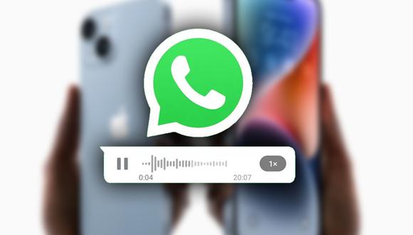 Con este método podrás evitar que otros sepan que escuchaste un audio de WhatsApp desde tu iPhone. (Foto: Apple / WhatsApp)