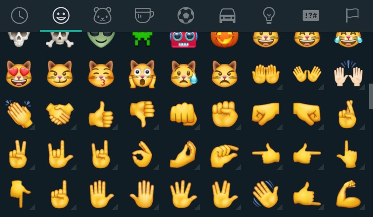 WhatsApp ¿qué significa el emoji de los dedos que se señalan?