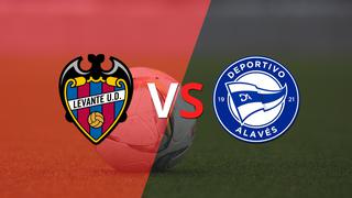 Termina el primer tiempo con una victoria para Alavés vs Levante por 1-0