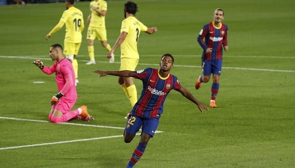 Fati juega su segunda temporada profesional en el Barcelona. (Reuters)