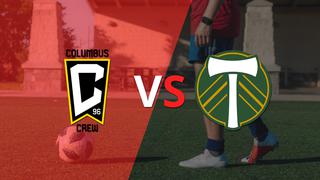 Columbus Crew SC arranca la etapa complementaria con ventaja frente a Portland Timbers