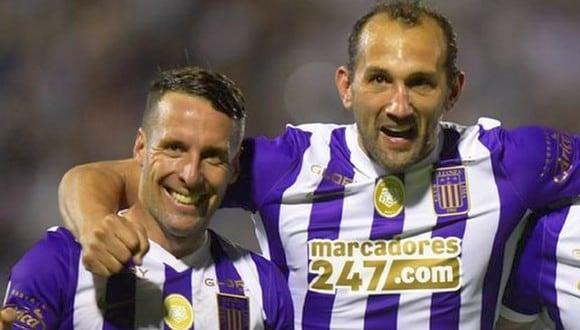Hernán Barcos y Pablo Lavandeira fueron claves en el título de Alianza Lima (Foto: prensa AL)