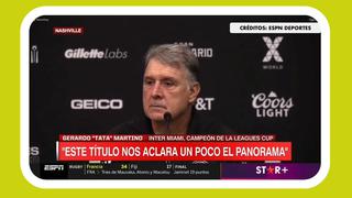 Gerardo ‘Tata’ Martino: “En los penales se me cruzaron las dos finales ante Chile”