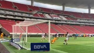 Sobre la línea: Javier Aquino anotó el 1 a 1 de Tigres vs Atlas  por la fecha 3 de la Copa GNP por México [VIDEO]