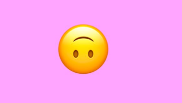 ¿Sabes por qué está de cabeza? Aquí te explicamos al detalle el emoji al revés en WhatsApp. (Foto: Emojipedia)