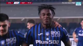 Para ponerlo en un cuadro: el golazo de Duvan Zapata para el 1-0 de Atalanta ante Napoli [VIDEO]