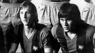 Qué detalle: La Liga de España recordó así el paso de Hugo Sotil por el Barcelona junto a Cruyff