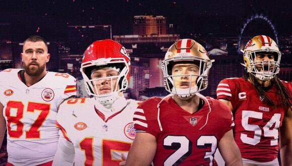 Kansas City Chiefs y los San Francisco 49ers en el Super Bowl 2024. (Foto: ESPN)