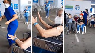 EsSalud: Enfermeras bailan al ritmo de Bareto junto a abuelitos vacunados