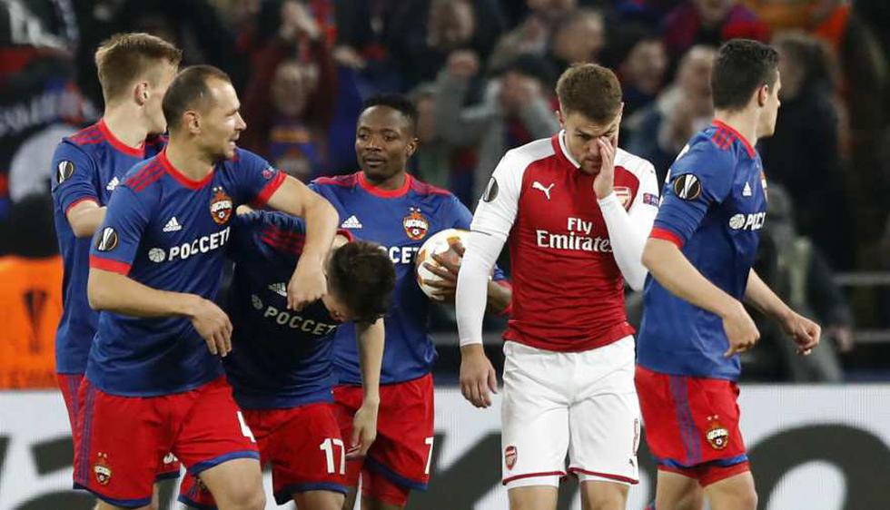 arsenal vs cska moscu goles resumen
