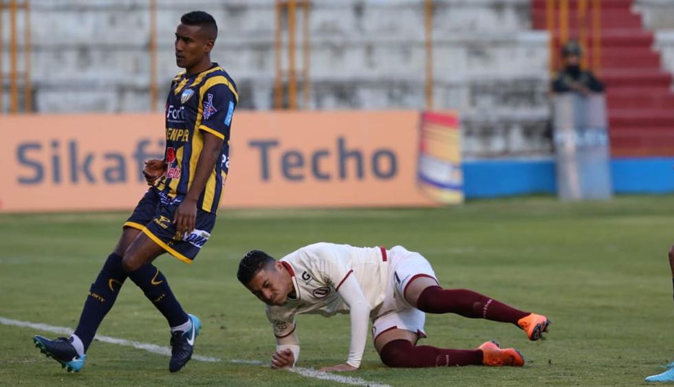 Daniel Chávez perdió 3 claras ocasiones de gol con Universitario de Deportes. (Violeta Ayasta)