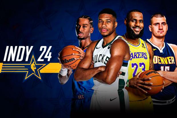 La NBA All-Star Game 2024 se realizará desde el 16 al 18 de febrero en Indianapolis, Estados Unidos. (Foto: NBA)