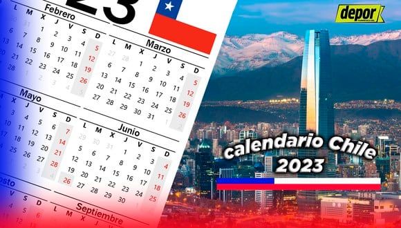 Calendario en Chile: estos son los días festivos y puentes para 2023. (Foto: Composición)